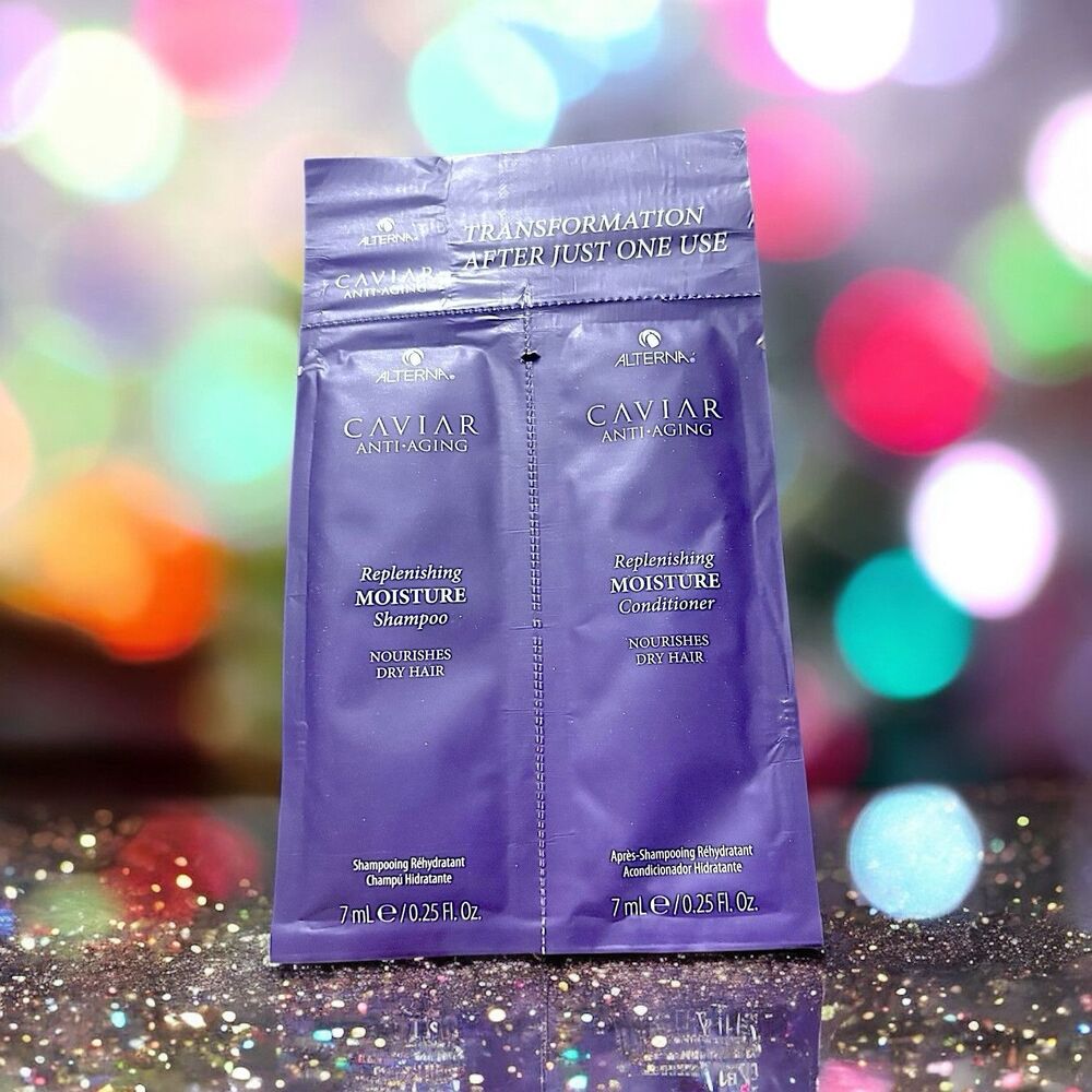 Alterna Caviar Anti-Aging Replenishing Moisture Shampoo & Conditioner 0.25 Oz/ea